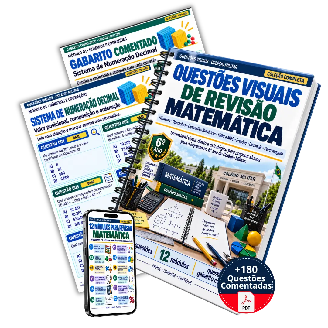 Plano Básico: as 180 questões de Matemática